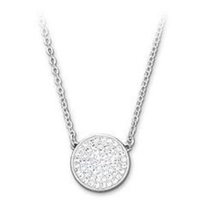 Swarovski Crystal Necklace Pave disc NWT